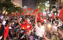 Không khí ăn mừng chiến thắng của U23 Việt Nam