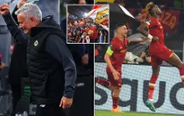 Mourinho bật khóc nức nở trong ngày lập kỷ lục cùng AS Roma