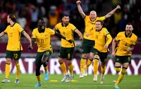 Thắng kịch tính trên loạt luân lưu, Australia giành vé dự World Cup 2022