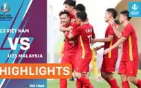 Highlights | U23 Việt Nam 2-0 U23 Malaysia | Hiên ngang tiến vào tứ kết AFC U23 Asian Cup 2022