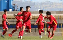 Thầy trò HLV Gong Oh Kyun rũ bỏ mọi áp lực trước trận đấu gặp U23 Malaysia