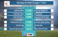 Lịch thi đấu và trực tiếp vòng 8 V.League 2022 Night Wolf: Tâm điểm Nam Định FC – Viettel FC; Hoàng Anh Gia Lai tiếp B.Bình Dương
