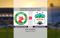 Video Highlights | Topenland Bình Định 1-1 HAGL | Vòng 5 V.League 1-2022
