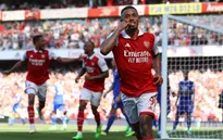 Gabriel Jesus chói sáng, Arsenal áp đảo Leicester trong trận đấu 6 bàn thắng