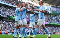 Thắng đậm Bournemouth, Man City vững ngôi đầu