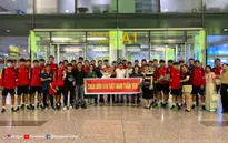 ĐT U16 Việt Nam trở về sau hành trình tại giải U16 Đông Nam Á 2022
