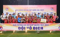 TP.HCM I lên ngôi vô địch giải bóng đá Nữ Cúp Quốc gia 2022