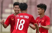 Thắng U16 Philippines 5-0, U16 Việt Nam tạo lợi thế trong cuộc đua vào bán kết