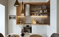 Mẫu tủ bếp đơn giản, tiết kiệm mà đẹp mắt