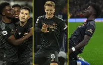Arsenal củng cố ngôi đầu Ngoại hạng Anh
