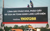 Cảnh báo pháo hoa, pháo giấy đe dọa an toàn hành lang lưới điện
