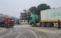 Lào Cai thông quan chuyến hàng đầu năm 2023