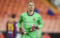 Thủ môn Ter Stegen trước cơ hội phá kỷ lục tại giải VĐQG Tây Ban Nha La Liga
