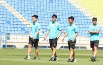 ĐT U23 Việt Nam thăm quan SVĐ Al-Gharafa trước trận ra quân tại giải quốc tế U23 Cup
