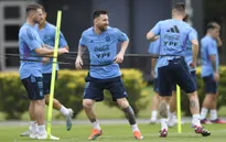 Lionel Messi trở lại tập luyện cùng ĐT Argentina