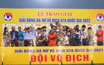 Chùm ảnh Bế mạc Giải bóng đá nữ Vô địch U16 quốc gia 2023