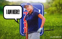 Golfer nữ Lexi Thompson tham dự sự kiện PGA Tour
