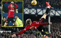 Vòng 13 Ngoại hạng Anh: Garnacho ghi siêu phẩm, Man Utd thắng đậm Everton