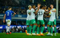 Thắng dễ Everton, Newcastle củng cố vị trí thứ 3 trên BXH Ngoại hạng Anh