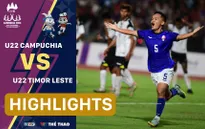 Highlights | U22 Campuchia 4-0 U22 Timor Leste (Bảng A bóng đá nam SEA Games 32)