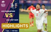 Highlights | U22 Singapore 1-3 U22 Việt Nam (Bảng B bóng đá nam SEA Games 32)