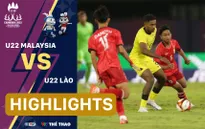 Highlights | U22 Malaysia 5-1 U22 Lào (Bảng B bóng đá nam SEA Games 32)