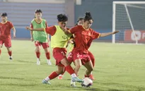 ĐT U20 nữ Việt Nam bắt đầu tập luyện tại SVĐ Việt Trì