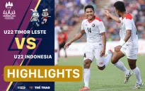 Highlights | U22 Timor Leste 0-3 U22 Indonesia | Bảng A bóng đá nam SEA Games 32