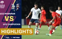 Highlights | U22 Myanmar 2-0 U22 Campuchia | Bảng A bóng đá nam SEA Games 32