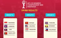 Bốc thăm U19 nữ AFF 2023: U19 nữ Việt Nam ở bảng B