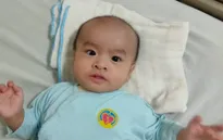 Cháu bé 5 tháng tuổi mắc bệnh tim bẩm sinh ở Hà Tĩnh đã được xuất viện