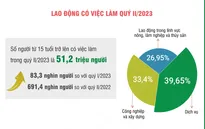 Quý II/2023: 51,2 triệu lao động có việc làm