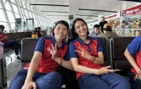 ĐT nữ Việt Nam khởi hành tới Trung Quốc, tham dự ASIAD 19