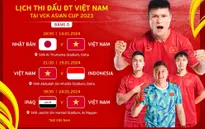 Lịch thi đấu tại VCK Asian Cup 2023 của ĐT Việt Nam