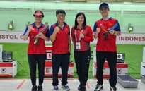 Quang Huy và Thu Vinh giành HCV giải bắn súng vô địch châu Á