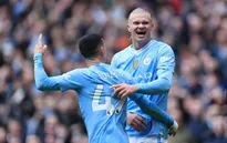 Erling Haaland lập cú đúp, Man City giành 3 điểm trước Everton