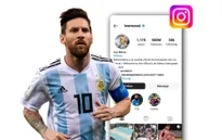 Lionel Messi cán mốc 500.000 lượt theo dõi trên Instagram