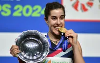 Carolina Marin vô địch đơn nữ giải cầu lông toàn Anh