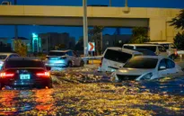 Mưa bão lịch sử làm tê liệt thành phố Dubai