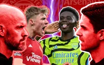 Thông tin trước vòng 37 Ngoại hạng Anh: Tâm điểm Man Utd vs Arsenal