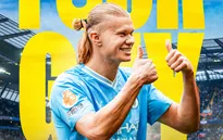 Erling Haaland lập poker, Man City thắng hủy diệt trước Wolves