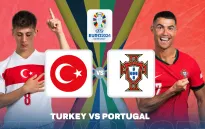 Thổ Nhĩ Kỳ - Bồ Đào Nha: Tranh đấu cho ngôi đầu / Bảng F EURO 2024 - 23h00 ngày 22/06 trực tiếp trên VTV2