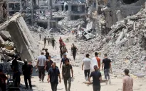 Israel ném bom thành phố Gaza khiến hàng chục người thiệt mạng