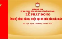 Thông tin tiếp nhận ủng hộ đồng bào các tỉnh, thành phố bị thiệt hại do cơn bão số 3 (Yagi) gây ra