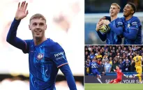 Palmer ghi 4 bàn, Chelsea thắng đậm Brighton