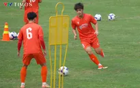 U22 Việt Nam tập luyện trước ngày lên đường sang Trung Quốc