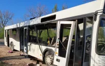 Máy không người lái Nga lao vào xe buýt ở Ukraine, hơn 50 người thương vong