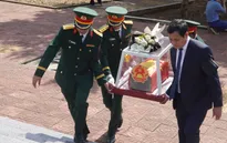 Kon Tum: An táng hài cốt liệt sĩ hy sinh tại Lào và Campuchia