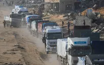170 xe tải viện trợ nhân đạo tiếp tục vào Gaza