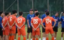 HLV Kim Sang-sik có "vũ khí bí mật" trong buổi tập đầu tiên của ĐTQG Việt Nam tại Malaysia